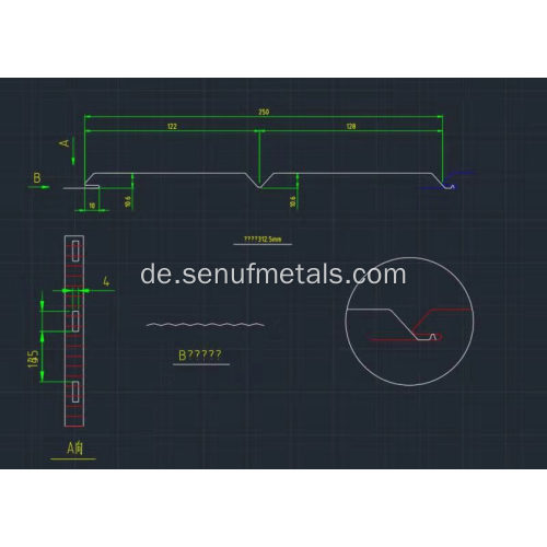 Seitenverkleidungsblechformmaschine